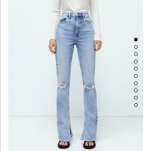 Zara slim flared fit Z1975 jeans